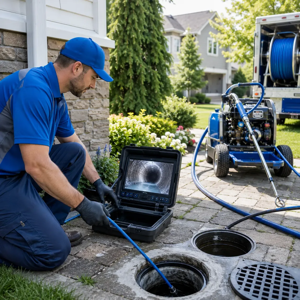Outdoor drain cleaning professionals serving Hidalgo, IL